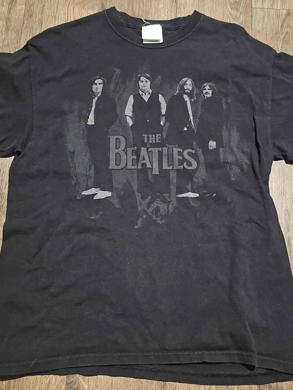 The Beatles Black Band Graphic Tee Shirt 2005 Large Music Men Women